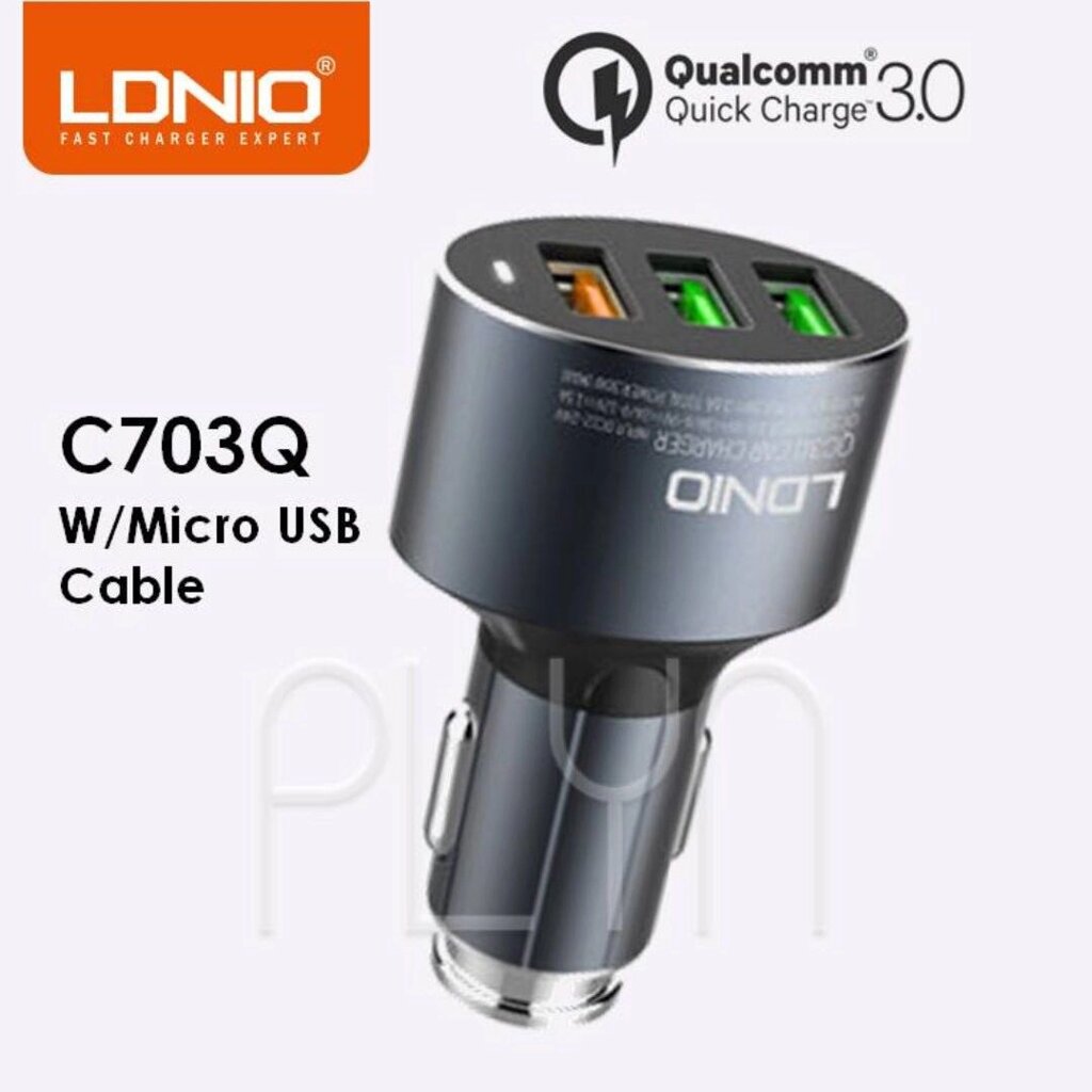 Автомобильное зарядное устройство LDNIO C703Q micro. USB 36W - отзывы