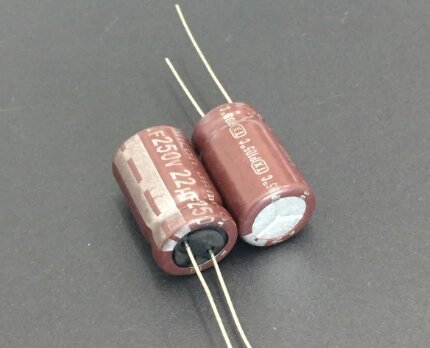 Конденсатор 22mf 250V elec_cap ( 12,5x20 ) jamicon TX - характеристики