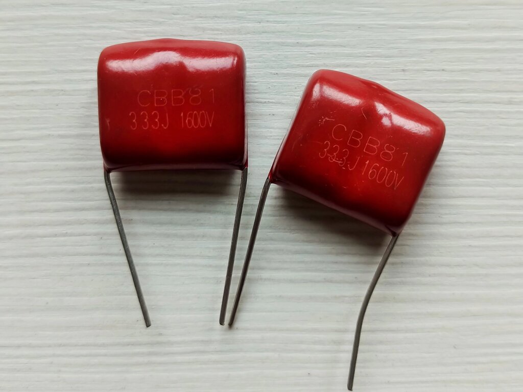 Конденсатор плёночный CBB81 1600V333J 1600V 33nF - обзор