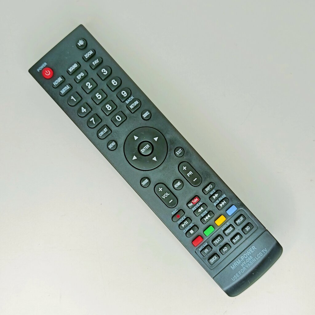 Пульт для телевизора yasin LCD/LED TV HY-098 MRM-POWER - гарантия