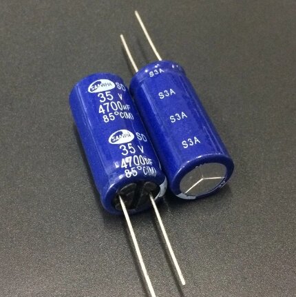 Конденсатор 4700mF 35V Elec_cap ( 16x35 ) 85*C SAMWHA - акции