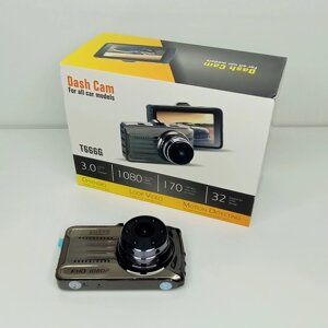 Видеорегистратор Dash Cam DVR T666G FullHD/ G-Sensor