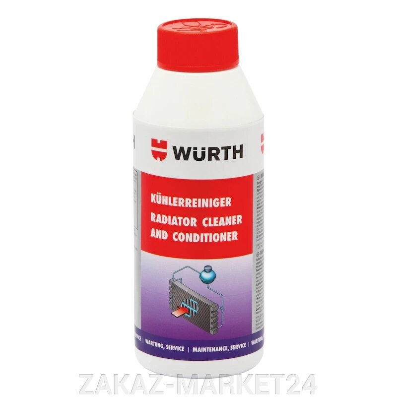 Очиститель для радиатора Wurth - сравнение