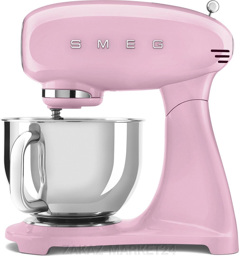 Планетарный миксер SMEG SMF03PKEU, цвет розовый - характеристики