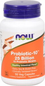Специальные Добавки Probiotic-10 25 Billion, 50 caps.