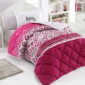 Набор детского постельного белья с одеялом Ранфорс Clasy GW LiTTLE QUEEN 01 (1,5 спальное) Pink Турция