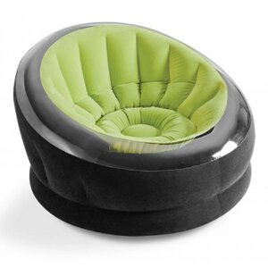 Надувное кресло (насос в подарок) Green WL - 68581