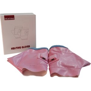 Перчатки с подогревом (митенки) S pink WL-015