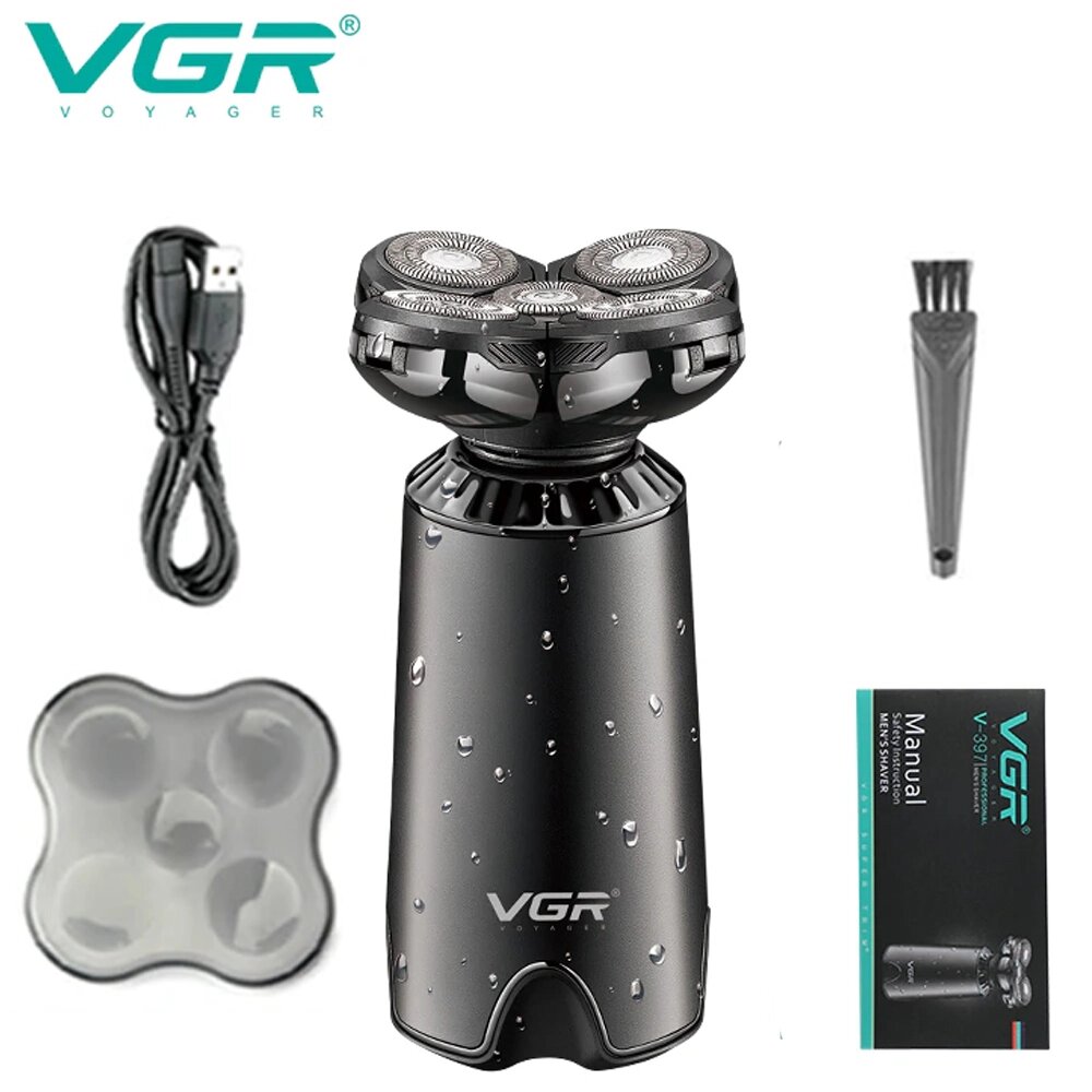 Водостойкая мужская электробритва VGR V397 - заказать