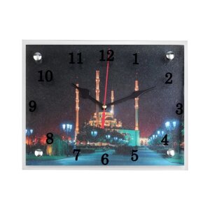 Часы-картина настенные, серия Город, Мусульманские'20х25 см
