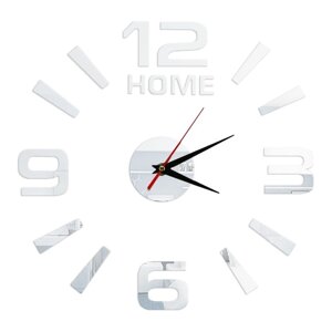 Интерьерные часы-наклейка Home, плавный ход, d 60 см, мод. AM-12