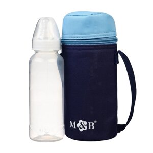 Термосумка для бутылочки M B цвет синий/голубой, форма тубус