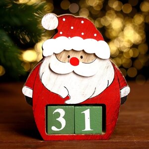 Вечный календарь 'Дед Мороз' 12,5 x 3,5 x 13 см