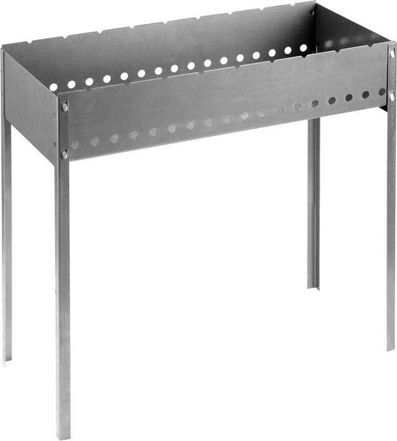 Мангал сборный BARBECUE, GRINDA 700 x 300 x 700 мм, сталь 1.5мм (427783) - Алматы