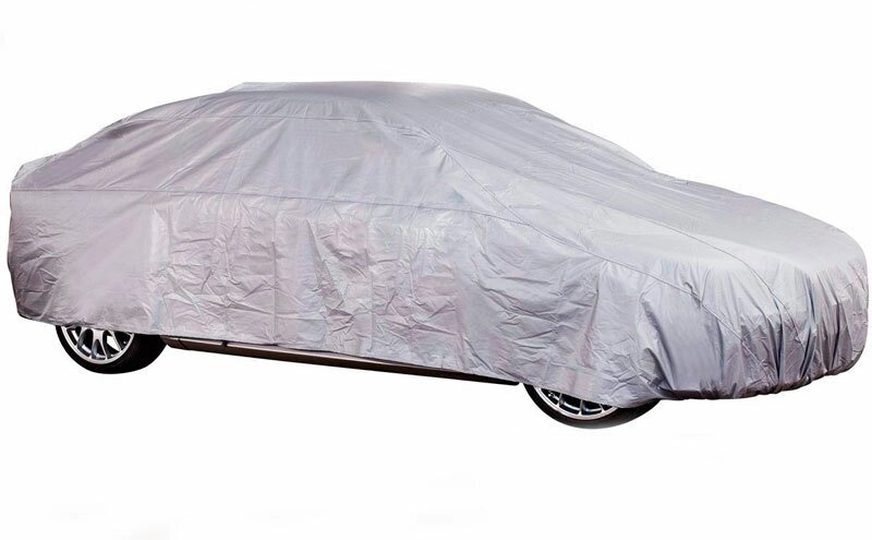 Тент-чехол для автомобиля всесезонный Car Cover с хлопковым подкладом (Внедорожник) - Алматы