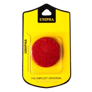 Подставка-держатель для смартфона PopSockets [ПопСокетс] UNIPHA (Бордовый)