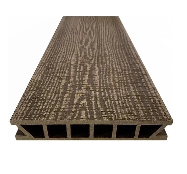 Террасная доска Deckron (Декрон) WoodLike с 3D тиснением ##от компании## ТОО RoofArt - ##фото## 1