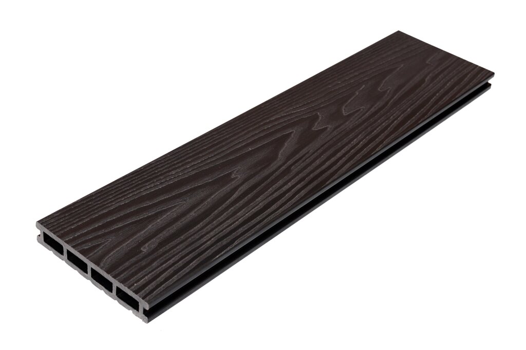 Террасная доска T-Decks Optima Classic пустотелая (дерево/ мелкий вельвет) ##от компании## ТОО RoofArt - ##фото## 1