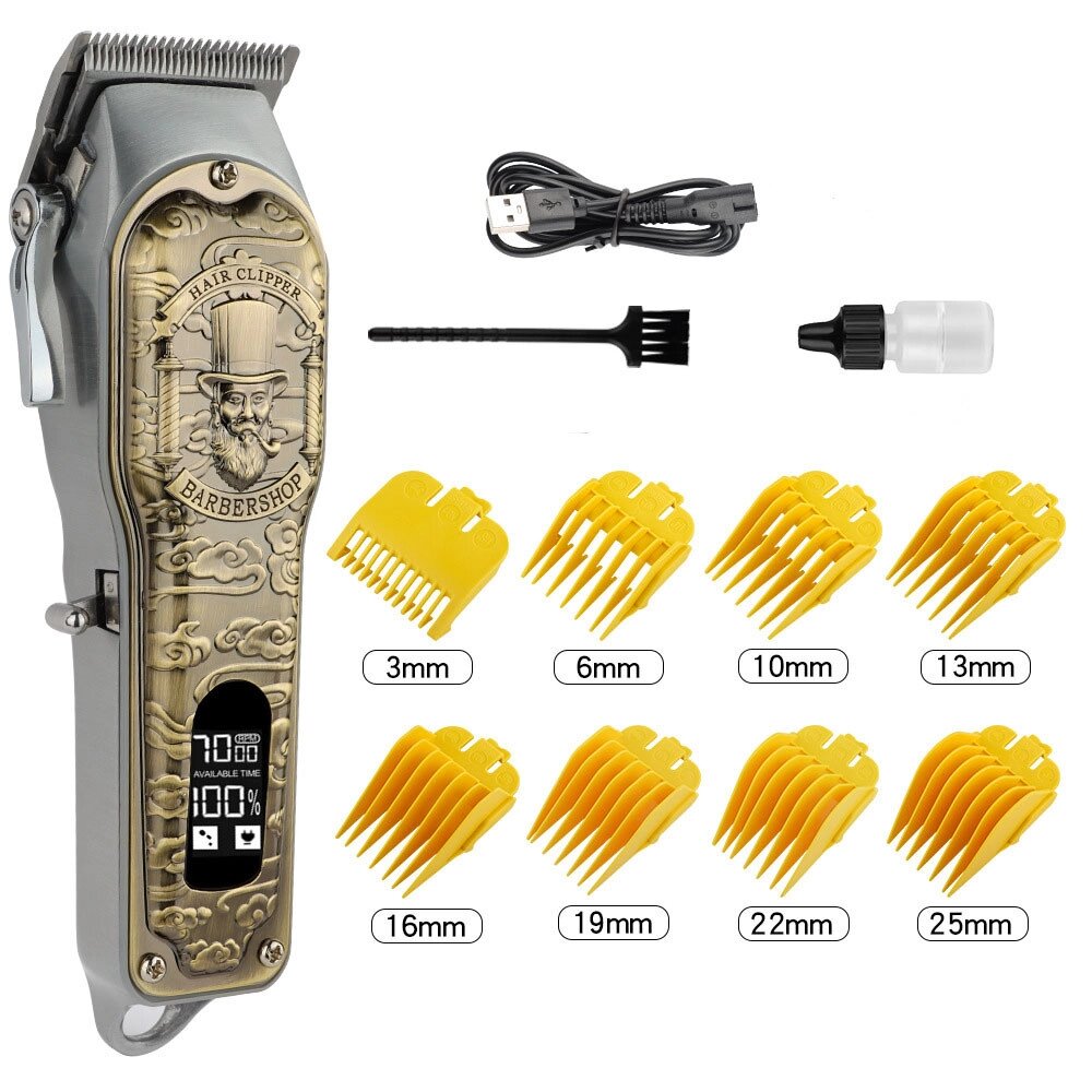 Машинка для стрижки волос в стиле ретро Hair Clipper Barbershop HI-209 - розница
