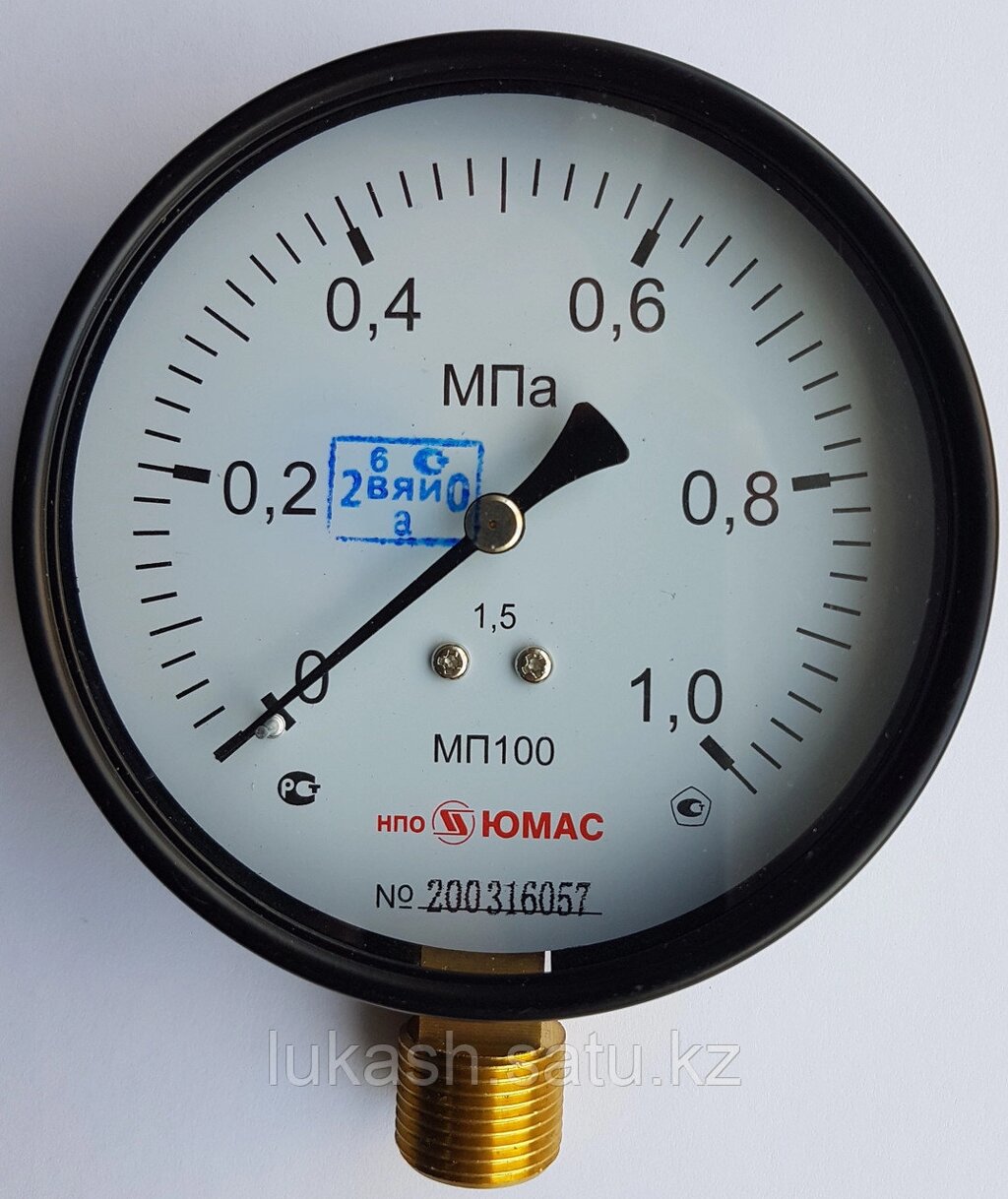Манометры мп 100м - 1,0 мпа - описание