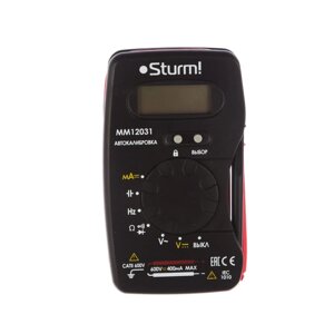 Мультиметр sturm! MM12031 жк дисплей, автодиапазон,4-500 в