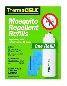 Набор запасной для противомоскитного прибора ThermaCell (1 газовый картридж + 3 пластины)