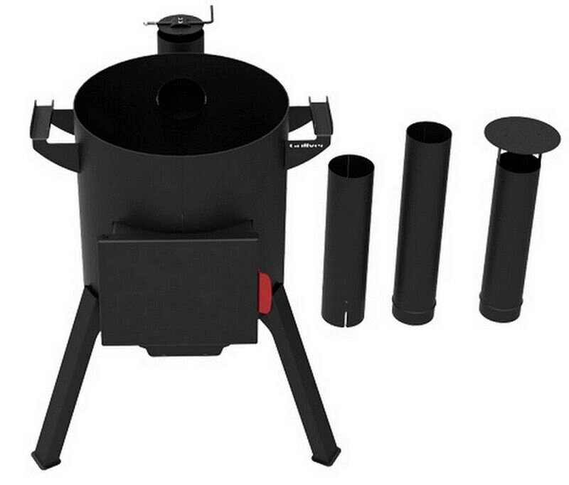 Печь Grillver для казана 12 л. Берель 400 - особенности