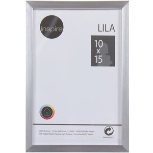 Рамка Inspire «Lila», 10х15 см, цвет серебро