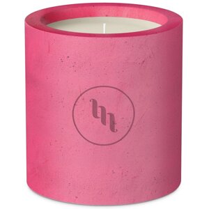 Свеча ароматизированная в гипсе Melange розовая 7 см