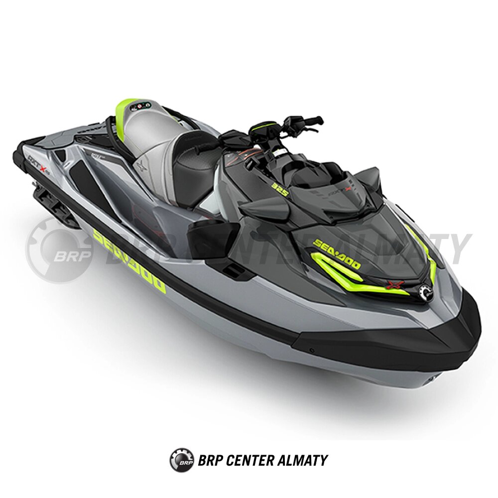 Гидроцикл Sea-Doo RXТ- X RS Tech package 325 3-мест. Серебристо-зеленый 2025 от компании BRP CENTRE ASTANA - фото 1