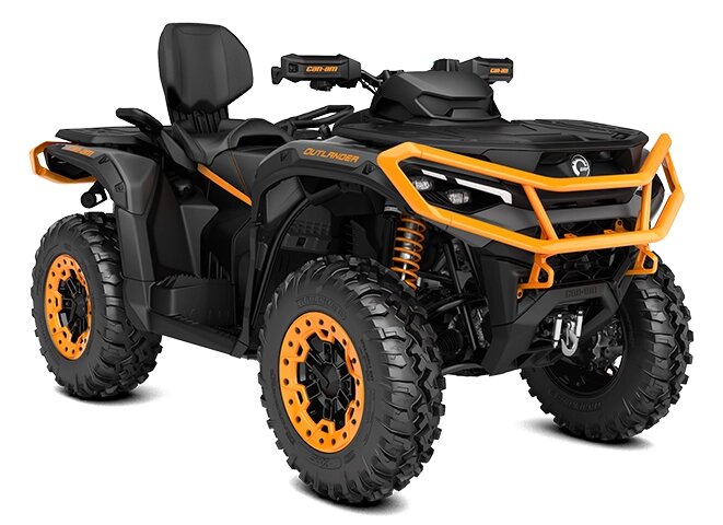 Квадроцикл Can-Am Outlander Max XT-P 1000R Темно-серый с оранжевым 2025 INT от компании BRP CENTRE ASTANA - фото 1