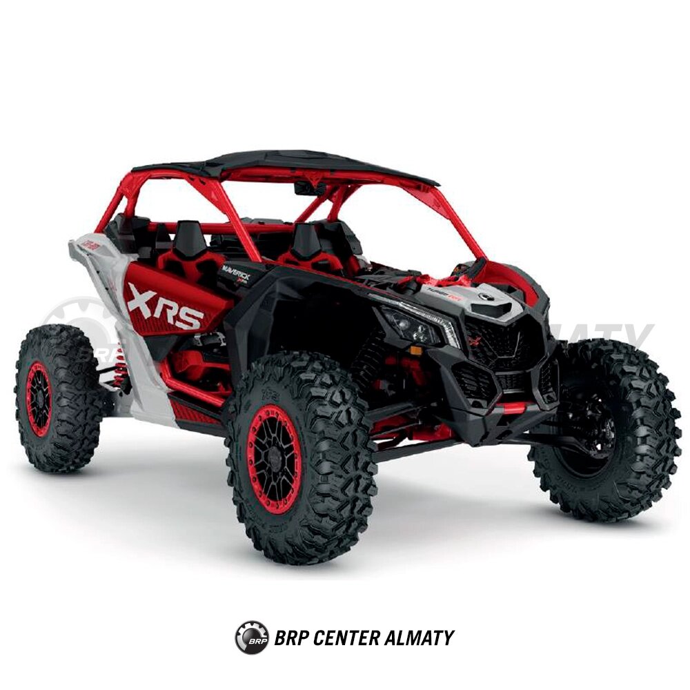 Мотовездеход Can-Am Maverick X RS SAS 900 Turbo RR Черно-красный с серебром 2025 INT от компании BRP CENTRE ASTANA - фото 1