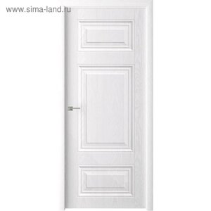 Дверное полотно «Элитекс 2», 600 2000 мм, глухое, цвет белый ясень