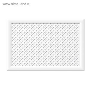Экран для радиатора, Готико, белый, 90х60 см