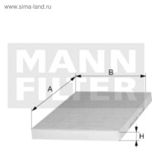 Фильтр салонный MANN-filter CU22011
