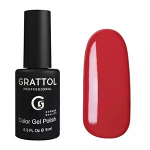 Гель-лак Grattol Color Gel Polish,052 Red, 9 мл