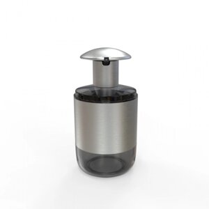 Гигиенический дозатор для жидкого мыла HYGIENIC, цвет прозрачно-чёрный, 9х9х18 см