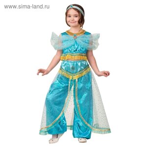 Карнавальный костюм «Принцесса Жасмин», текстиль-принт, блуза, шаровары, р. 28, рост 110 см