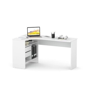 Компьютерный стол «СПм-25», 1450810740 мм, угловой, левый, цвет белый