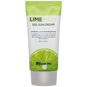 Крем для лица солнцезащитный Secret Skin Lime Fizzy Gel Sun Cream SPF50+Pa, 50 мл