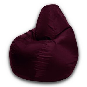 Кресло-мешок «Груша» Позитив, размер XL, диаметр 95 см, высота 125 см, оксфорд, цвет бордовый