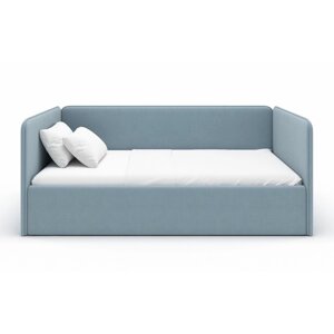 Кровать-диван Leonardo, боковина большая, 160х70 см, цвет голубой