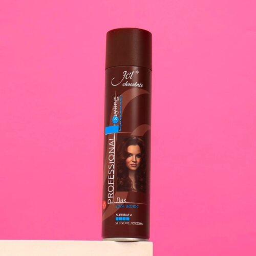 Лак для волос Jet chocolate Flexible maxi "Ультрасильная фиксация", 300 мл