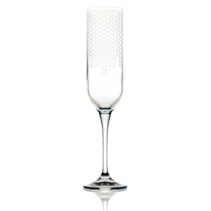 Набор бокалов для шампанского Crystalex «Ума. Honeycomb», 200 мл, 2 шт
