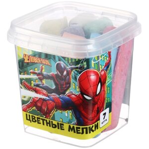 Набор цветных мелков Человек-паук , 7 цветов