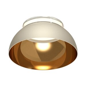 Насадка передняя для корпуса светильника с диаметром отверстия D85mm Ambrella light, DIY Spot, N8144, GX53, цвет белый песок, золото желтое полированное, прозрачный