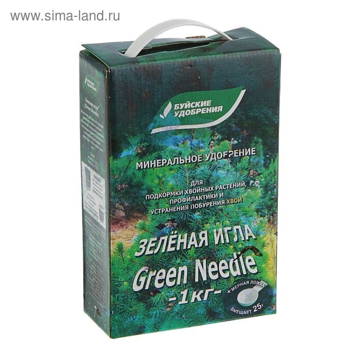 Удобрение минеральное "Зеленая Игла" для хвойных, 1 кг - распродажа