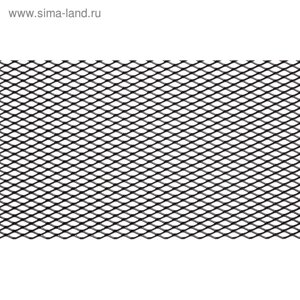 Сетка для защиты радиатора, алюм., яч. 10х4 мм (R10), 100х20 см, черная