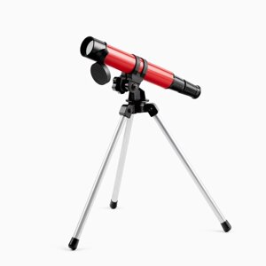 Телескоп настольный 30 кратного увеличения, красный