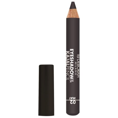 Тени-карандаш для век Deborah Eyeshadow&Kajal Pencil, тон 02 матовый серый, 2 г